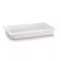 Melamine GN bac 1-2x65mm blanc 325x265x65mm