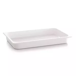 Melamine GN bac 1-2x65mm blanc 325x265x65mm