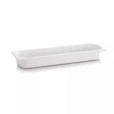 Melamine GN bac 2-4x65mm blanc 530x162x65mm