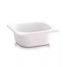 Melamine GN bac 1-6x65mm blanc 176x162x65mm