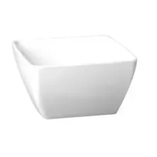 Plat melamine Pure blanc 250x250x120mm