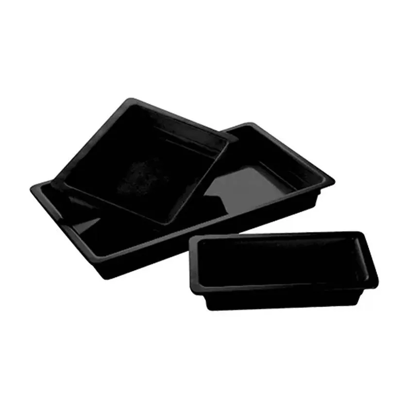 Melamine GN bac 2-3x65mm noir 353x325x65mm