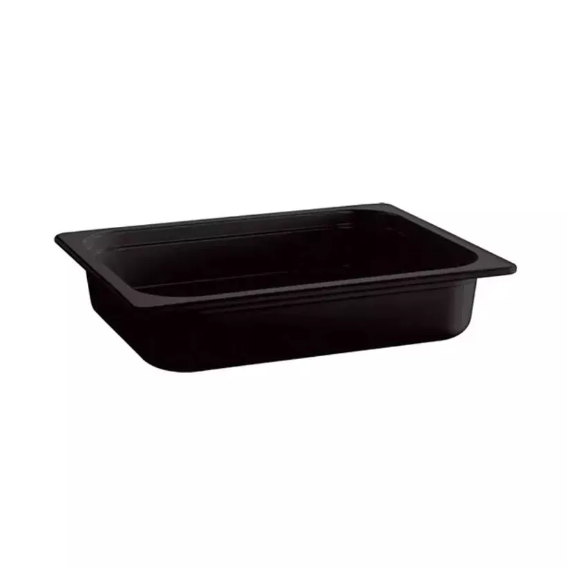 Melamine GN bac 1-1x65mm noir 530x325x65mm