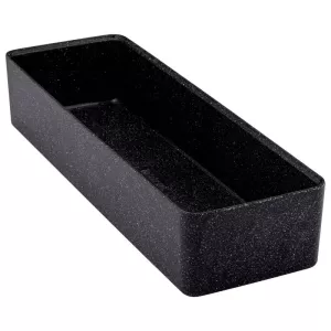 Plat melamine noir marbre 175x520x100mm