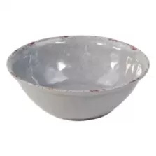Plat rond melamine gris rustique d210x70mm