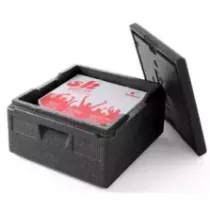 Thermobox pizza noir 410x410x240mm