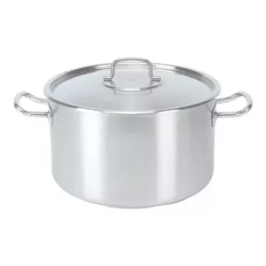 Marmite mi-haute avec couvercle 6L d24xh14,5cm Pujadas