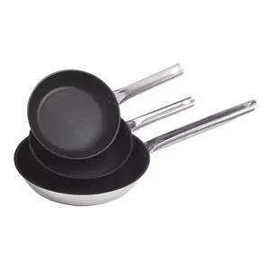 Poele lyonnaise d18cm inox teflon Pujadas Excalibur