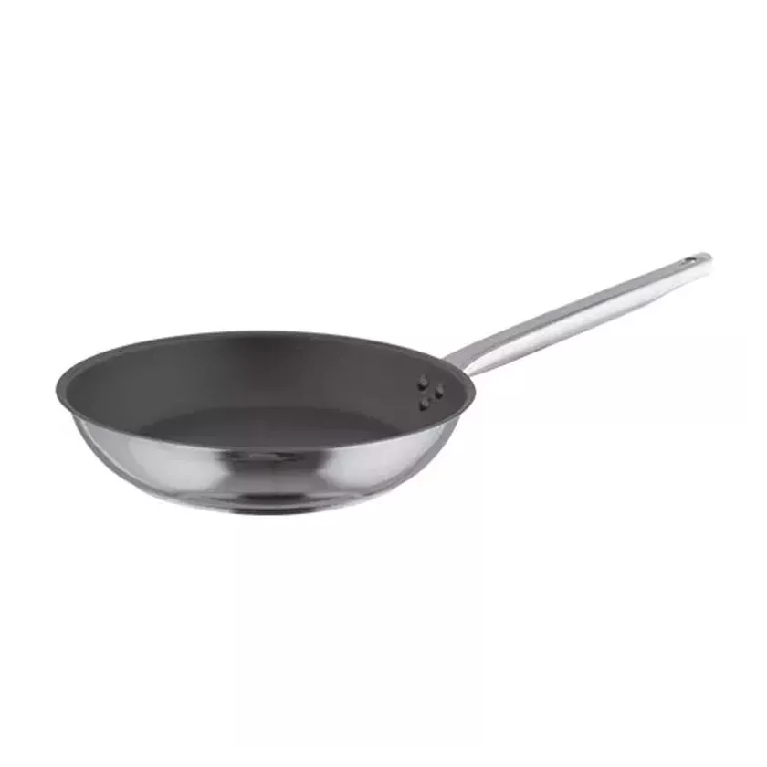 Poele lyonnaise d40cm inox teflon Pujadas Excalibur