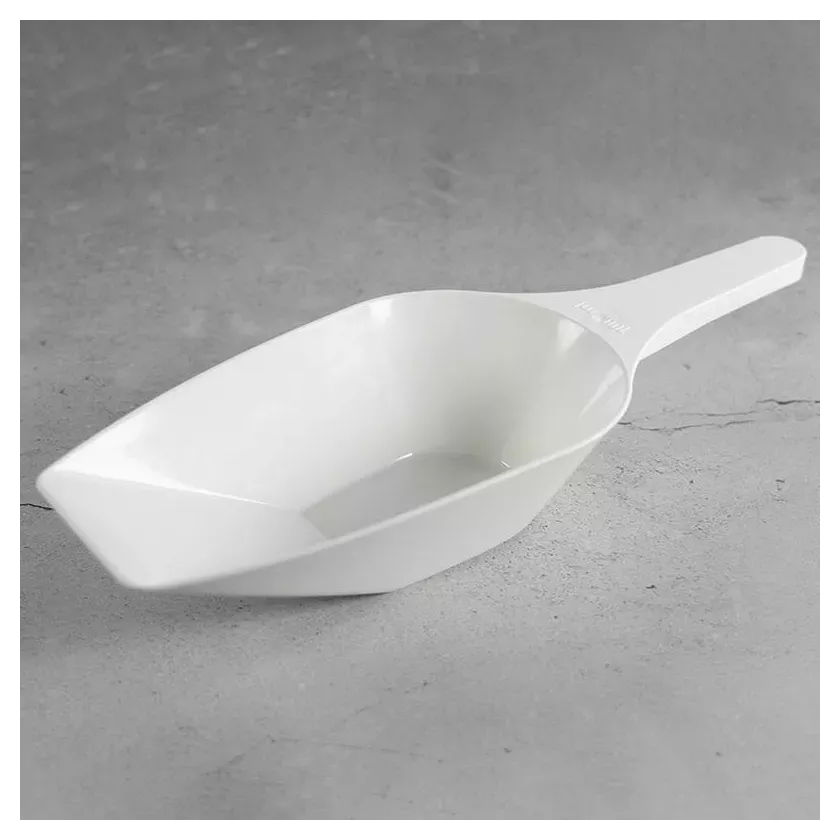 Pelle main 1L PP blanc longueur 390mm