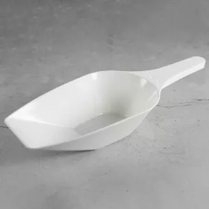 Pelle main 1L PP blanc longueur 390mm