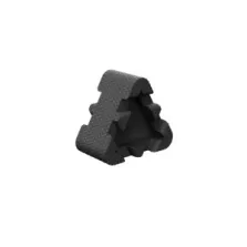 Pieds en caoutchouc noir combinable 41x44x25mm