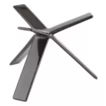 Support pour plats noir 160x160x120mm
