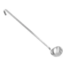 Cuiller d'arrosement inox 10x7cm L41cm