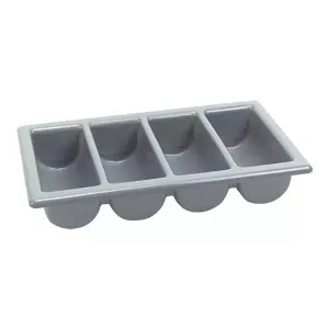 PVC bac de couverts GN1/1 gris