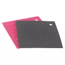 Porte-pot silicone 177x177x5mm 2 pieces