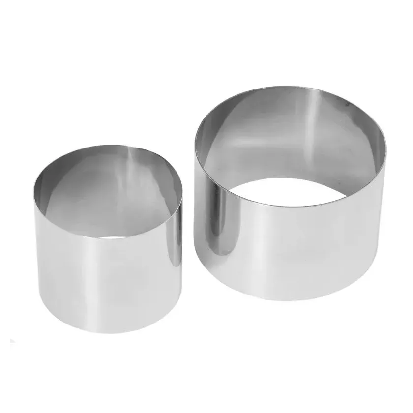 Forme a garnir ronde inox 90xh45mm