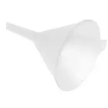 Entonnoir d16xh21cm plastique blanc