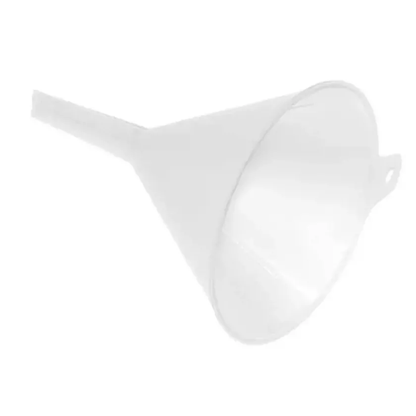 Entonnoir d16xh21cm plastique blanc