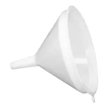 Entonnoir d18cm plastique blanc