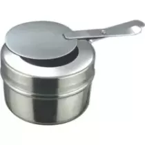 Chafing dish porte-bruleur inox hauteur 70mm diametre 95mm