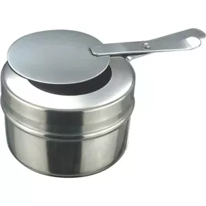 Chafing dish porte-bruleur inox hauteur 70mm diametre 95mm
