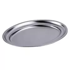 Plat ovale 40x27cm inox Inoxibar