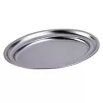 Plat ovale 40x27cm inox Inoxibar