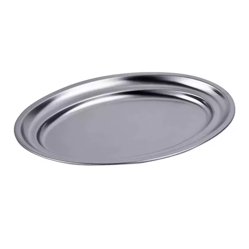 Plat ovale 40x27cm inox Inoxibar