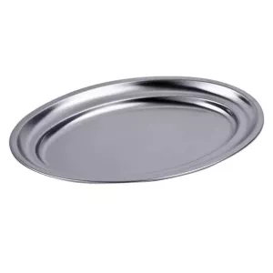 Plat ovale 45x29cm inox Inoxibar