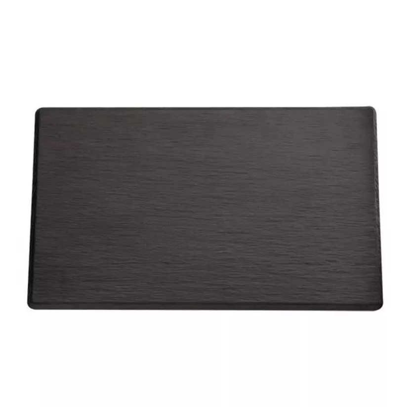 Plat de presentation melamine 1/2 GN 325x265mm ardoise