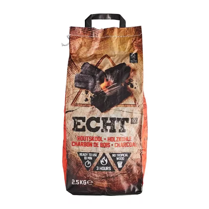 Charbon de bois 2,5kg FSC - palette 140pcs