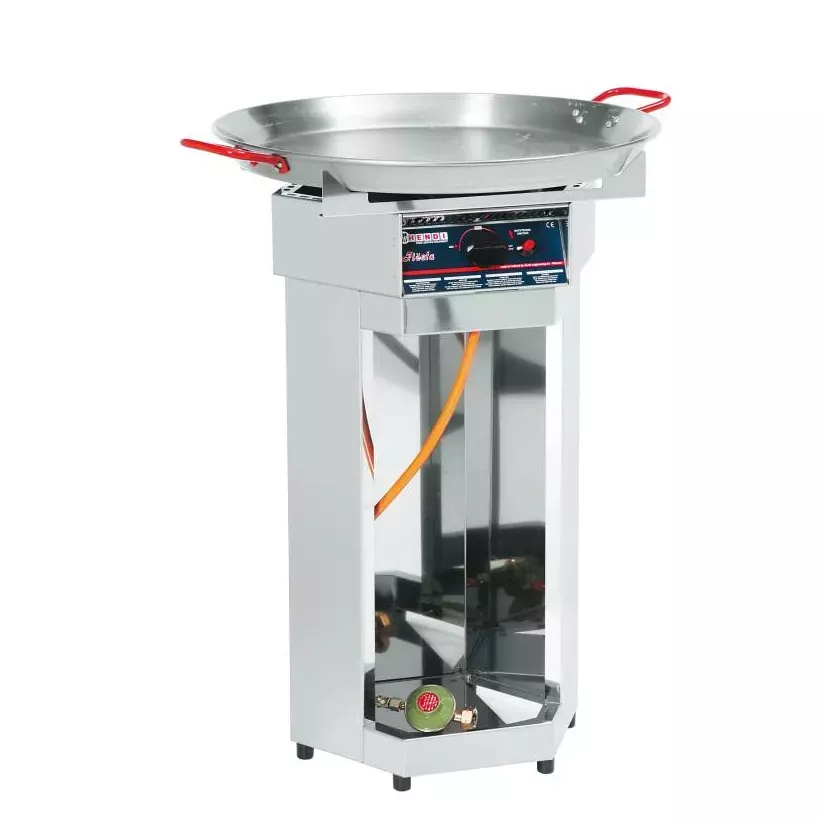 Grill a gaz avec poele party d60cm Fiesta
