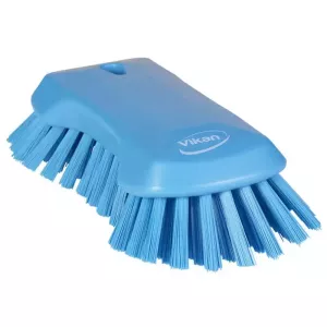 Brosse à main XL dure bleue