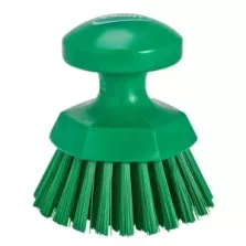 Brosse à main ronde 125mm dure verte