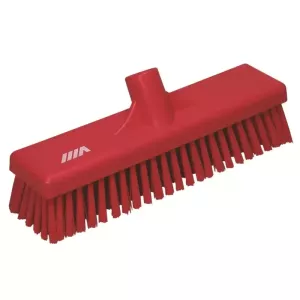 Brosse pour le sol 300mm dure rouge