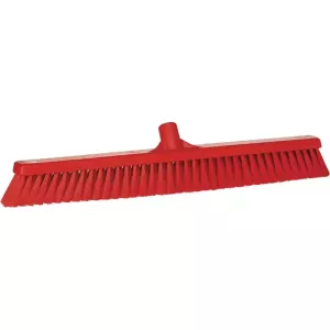 Balai de sol 610mm doux rouge
