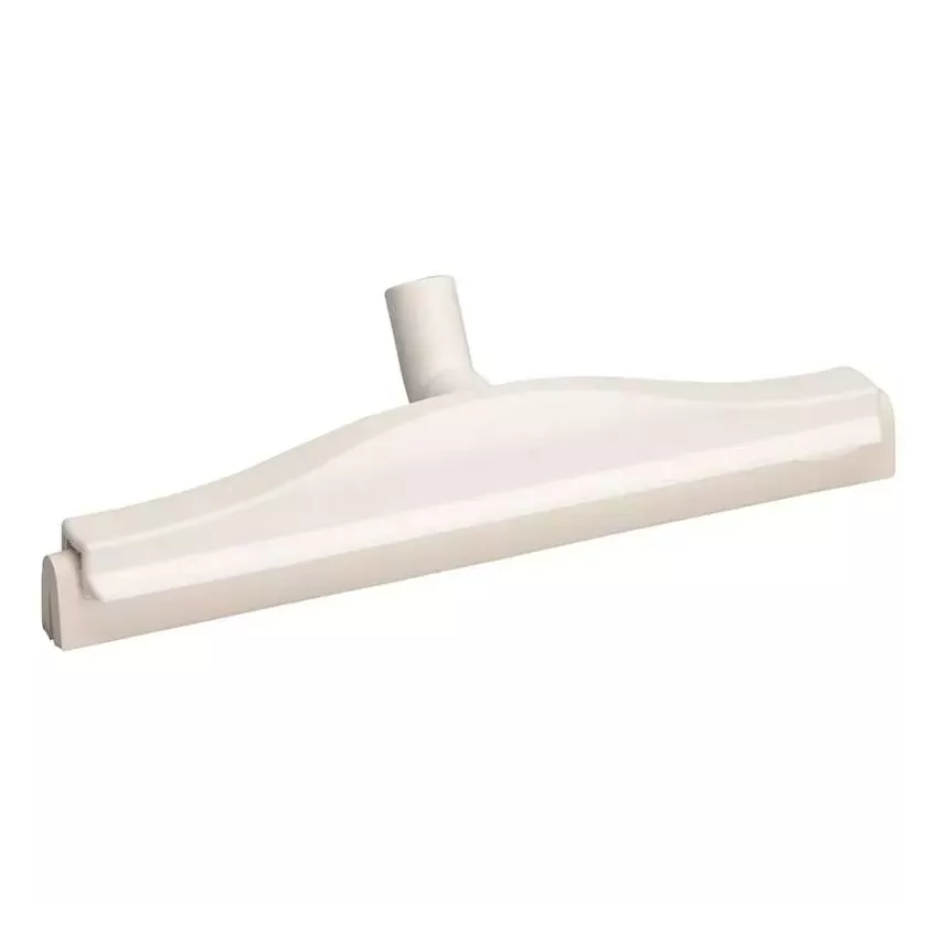 Raclette 400mm blanc caoutchouc blanc pivot