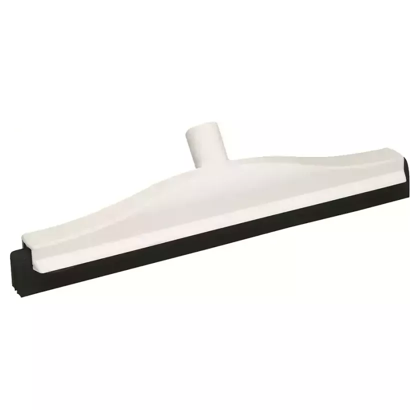 Raclette 500mm blanc caoutchouc noir fixe