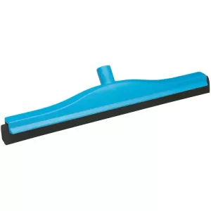 Raclette 500mm bleu caoutchouc noir fixe