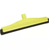 Raclette 500mm jaune caoutchouc noir fixe