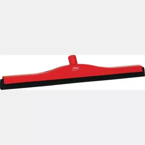 Raclette 600mm rouge caoutchouc noir fixe