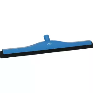 Raclette 600mm bleu caoutchouc noir fixe