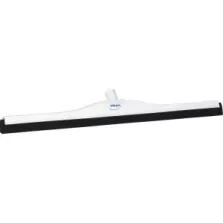 Raclette 700mm blanc caoutchouc noir fixe