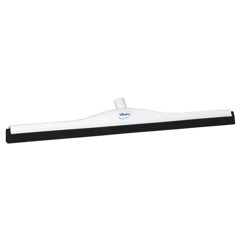 Raclette 700mm blanc caoutchouc noir fixe