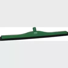 Raclette 700mm vert caoutchouc noir fixe