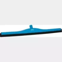 Raclette 700mm bleu caoutchouc noir fixe