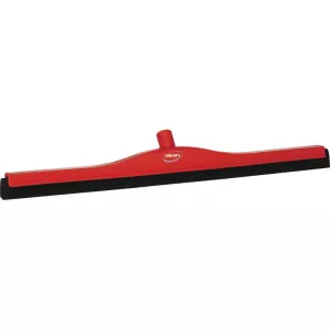 Raclette 700mm rouge caoutchouc noir fixe