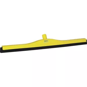 Raclette 700mm jaune caoutchouc noir fixe