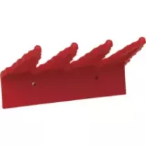 Support mural 238mm rouge